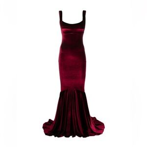 Atu Body Couture Velvet Mermaid Gown